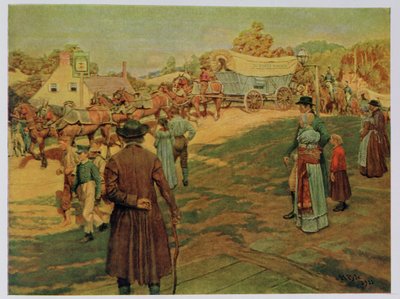 Carrying Powder to Perry at Lake Erie, 1911 by Howard Pyle